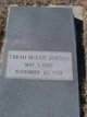  Sarah Francis <I>McCoy</I> Jordan