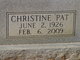 Christine “Pat” Bartlett Photo