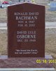  Ronald David Bachman