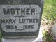  Mary <I>Tanner</I> Luther