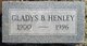  Gladys Helen <I>Brown</I> Henley