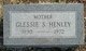  Glessie Frances <I>Smith</I> Henley