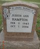 Judith Ann “Judy” Hampton Photo
