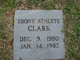 Ebony Athlete Clark Photo