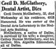  Cecil Dorris McGlathery
