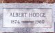  Albert Hodge
