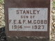  Stanley Frank Cobb