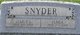  Elsie E <I>Border</I> Snyder