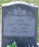  Leo Polt “Lahl” Snyder