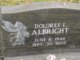 Profile photo:  Dolores L <I>Sniffen</I> Albright