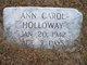  Ann Carol Holloway