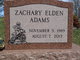 Zachary Elden Adams Photo