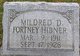  Mildred D. <I>Fortney</I> Hibner