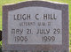 Leigh C. Hill Photo