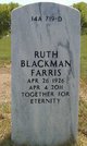  Ruth <I>Blackman</I> Farris