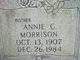  Annie <I>Clontz</I> Morrison