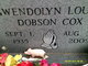  Gwendolyn Louise <I>Dobson</I> Cox