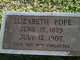  Elizabeth Ann <I>Carroll</I> Pope