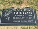  Tracy Dean Burgan