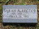  Sarah Ann Rector