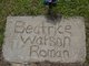  Beatrice <I>Watson</I> Roman