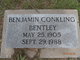 Rev Benjamin Conkling Bentley