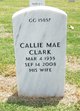 Callie Mae Hodge Clark Photo