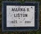  Marna B. Liston
