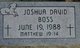  Joshua D Boss
