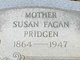  Susan <I>Fagan</I> Pridgen