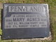 Mary Agnes <I>Watts</I> Pentland