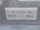  Mattie A. <I>Horn</I> Lowrey