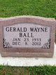 Gerald Wayne Ball Photo