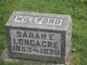  Sarah Elizabeth <I>Willford</I> Longacre