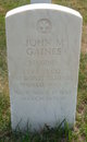 John M Gaines