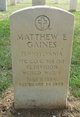  Matthew E Gaines