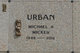 Michael A “Mickey” Urban Photo