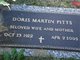  Doris Lee <I>Martin</I> Pitts