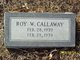  Roy W. Callaway