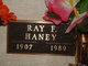Ray Franklin “Ray” Haney Photo