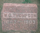  Walter Gage Thompson