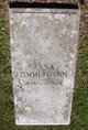  Anna <I>Gehl</I> Zimmermann