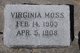  Virginia Moss