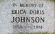  Erica Doris Johnson