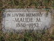  Maude Mary Richardson