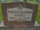 Profile photo:  Phillis May <I>Minden</I> Barry