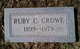 Ruby C. <I>Sinders</I> Crowe