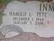 Harold Lee “Pete” Inman Photo