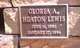  Gloria Ann <I>Heaton</I> Lewis