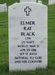 Carpenter First Class Elmer Ray Black